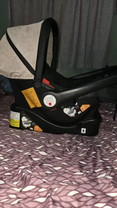 Silla de Auto para Bebé Baby Way Negra - miniatura 3