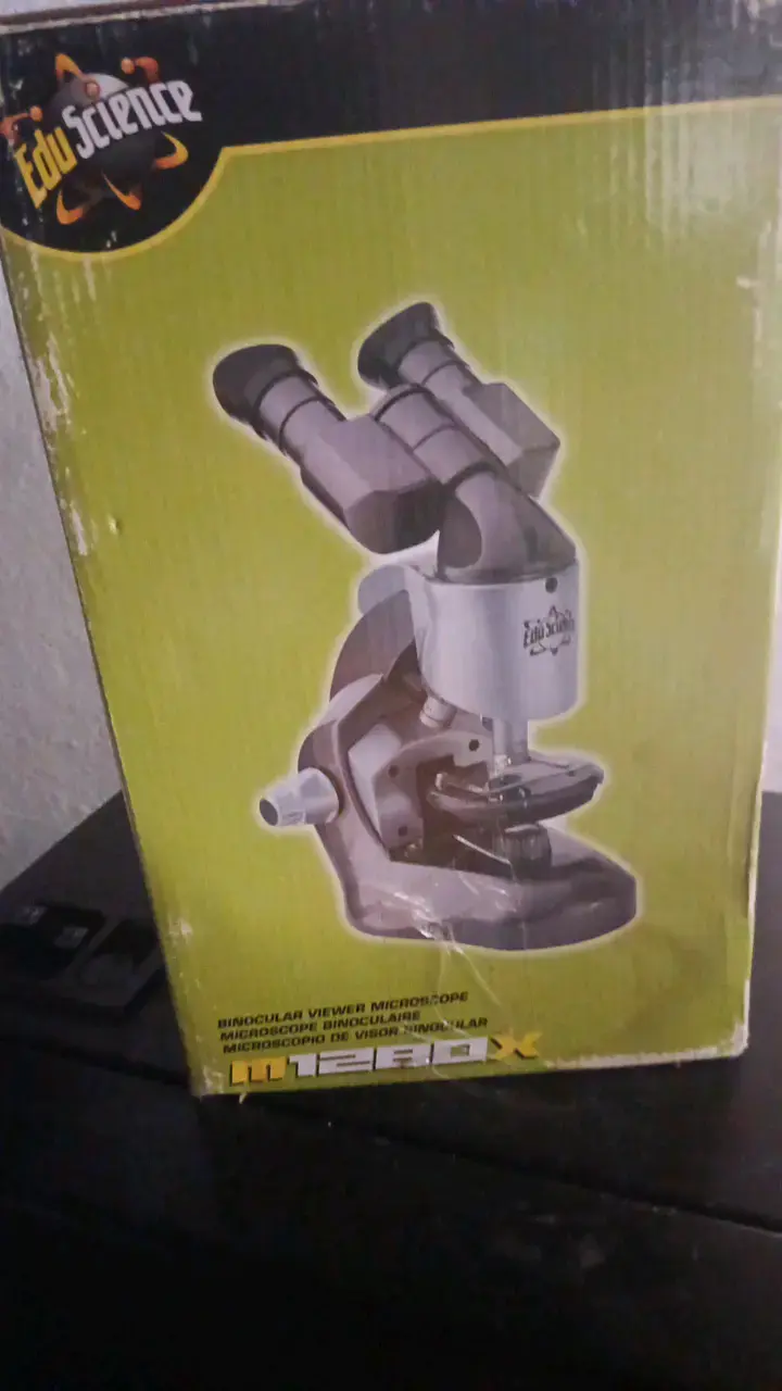Microscopio binocular Edu Science 40x-1280x - 2