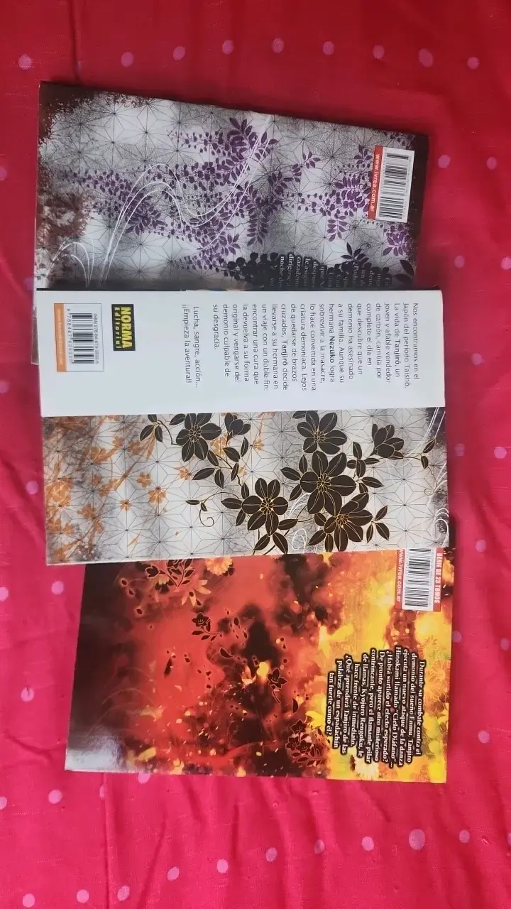 Colección de mangas Demon Slayer Tomos 1, 2 y 8 - 2