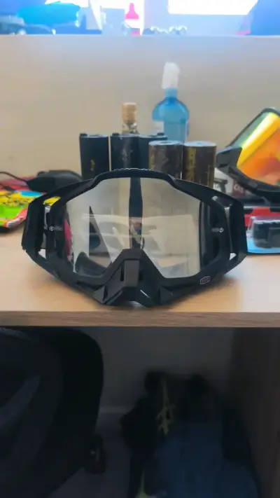 Gafas de motocross 100% con lente transparente - miniatura 1