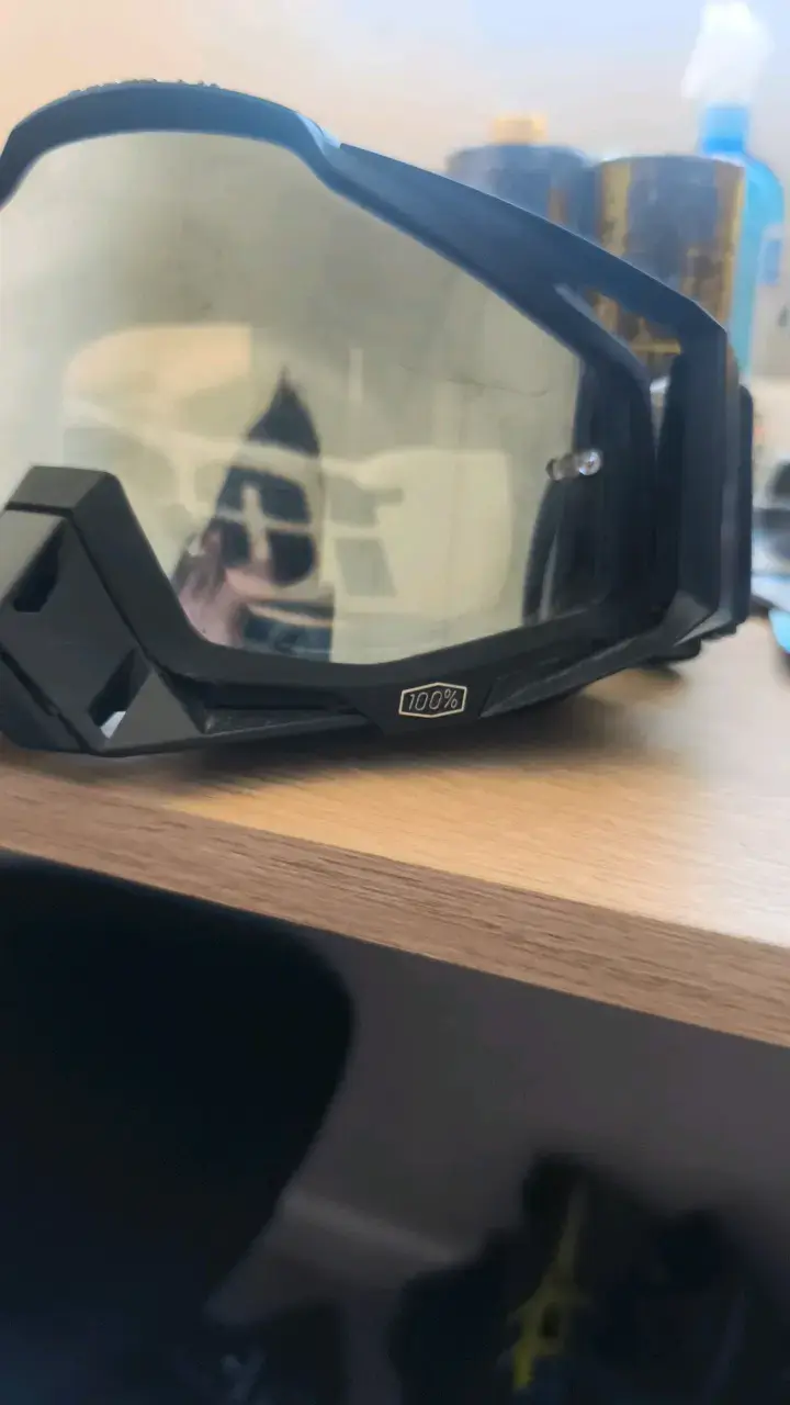 Gafas de motocross 100% con lente transparente - 2