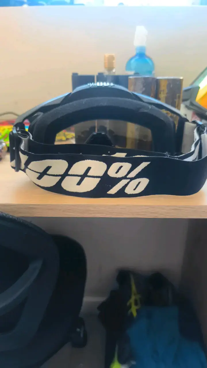 Gafas de motocross 100% con lente transparente - 3