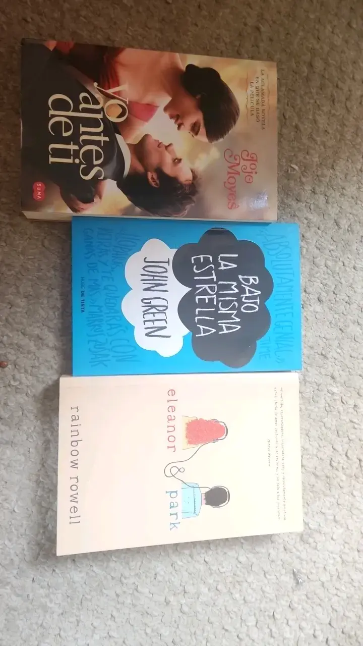 Lote de libros: Yo Antes de Ti, Bajo la Misma Est - 1