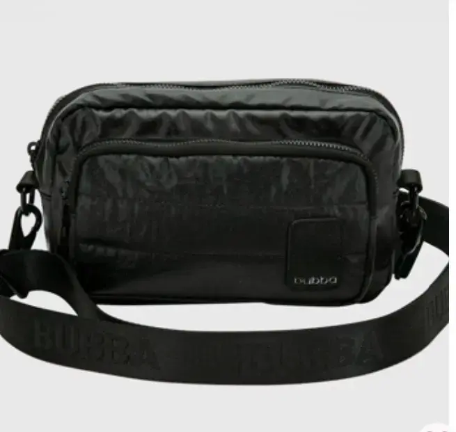Bandolera negra Bubba con múltiples compartimentos