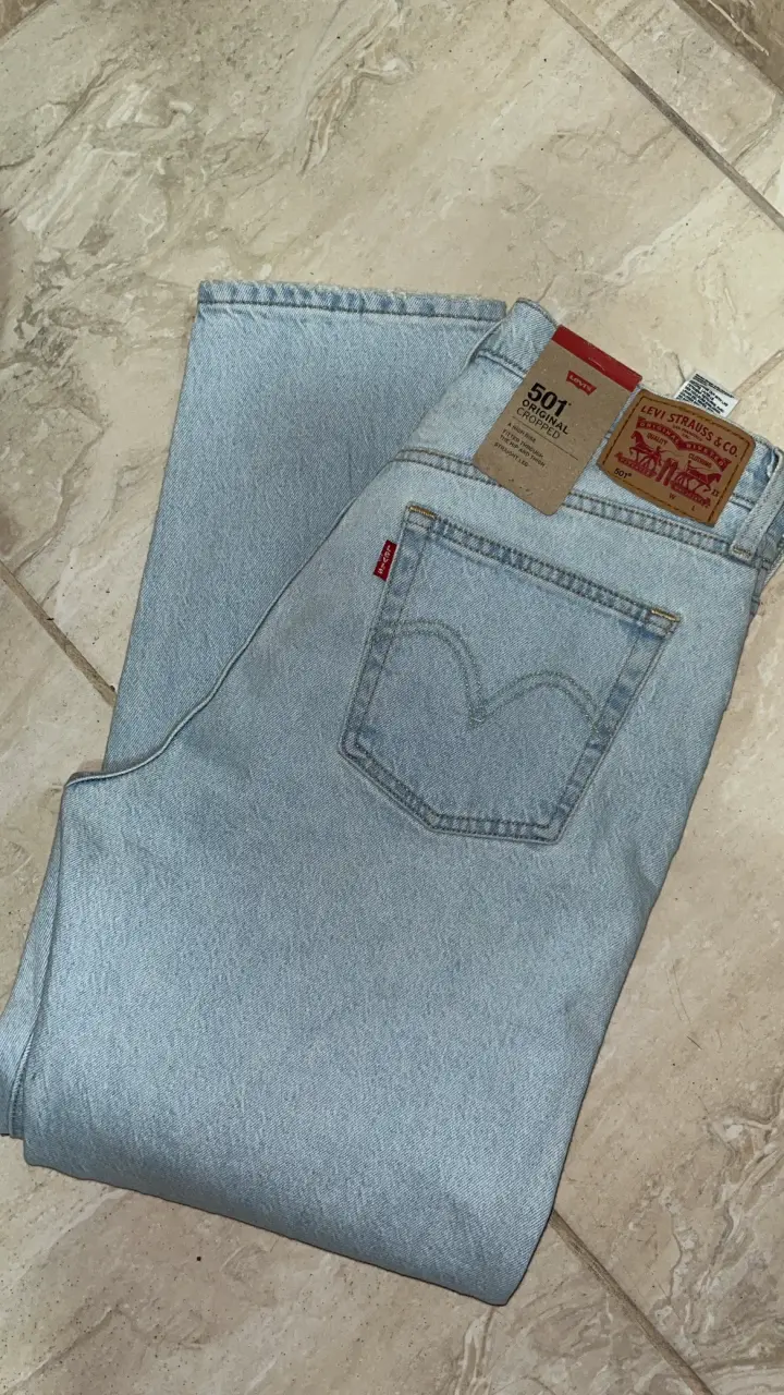 Con etiqueta! Jeans Levi's 501 Crop azul claro - 5