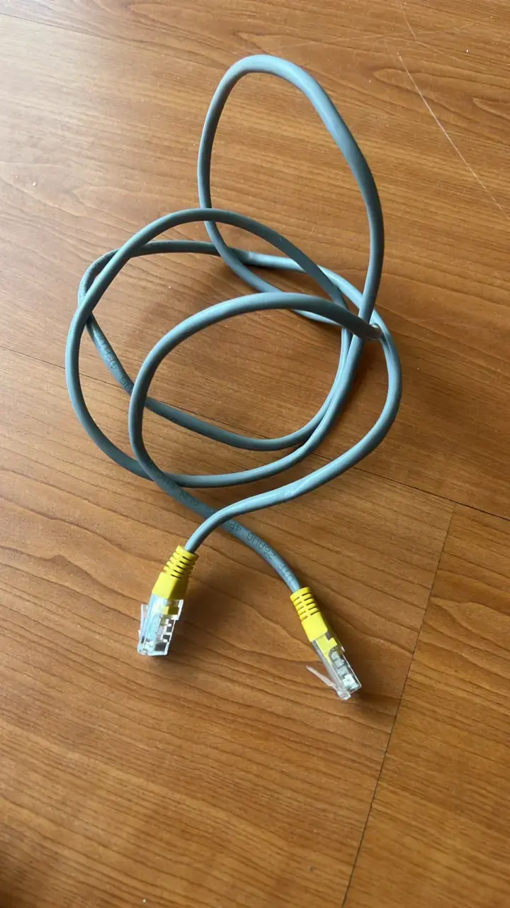Cable Ethernet RJ45 con conectores