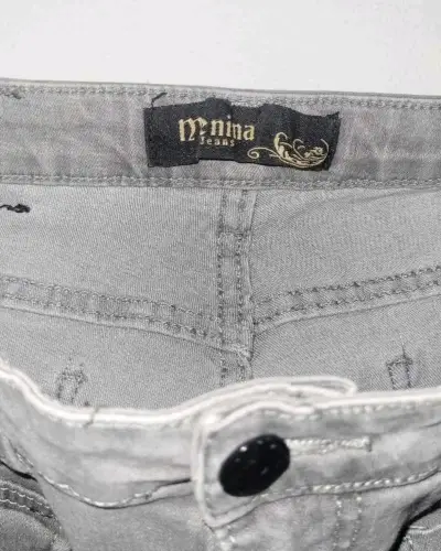 Pantalones cargo grises para mujer Mynina - miniatura 2