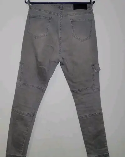 Pantalones cargo grises para mujer Mynina - miniatura 3