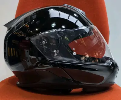 Cascomoto BMW System 7 negro con visor - miniatura 4