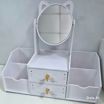 Organizador de Maquillaje con Espejo y Cajones - miniatura 1