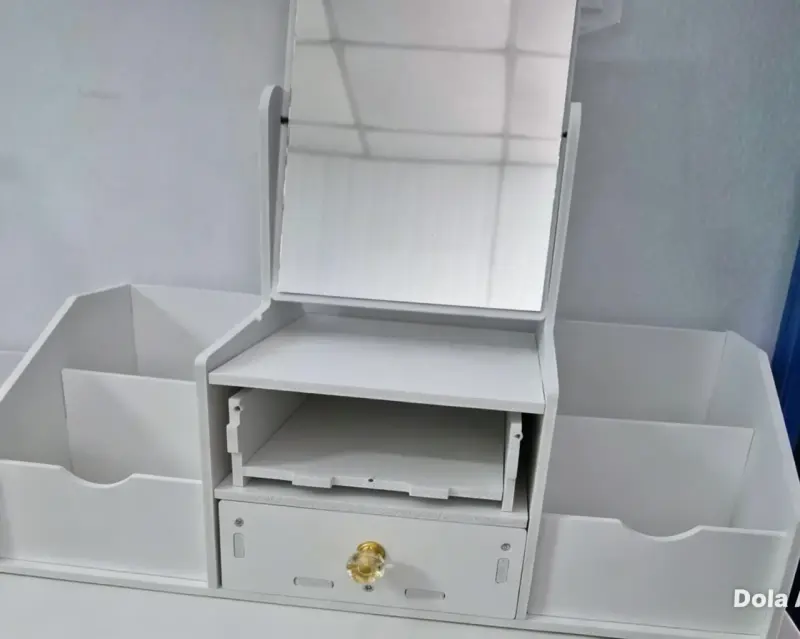Organizador de Maquillaje con Espejo y Cajones - 2