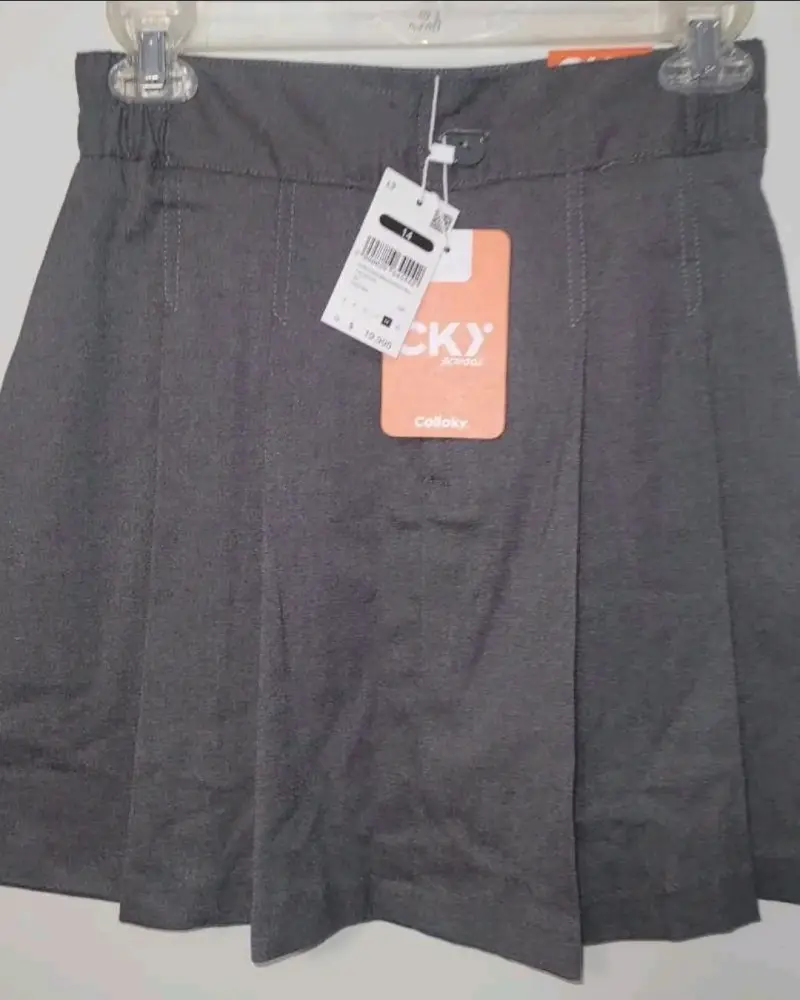 Falda escolar gris para niña Colloky - 2
