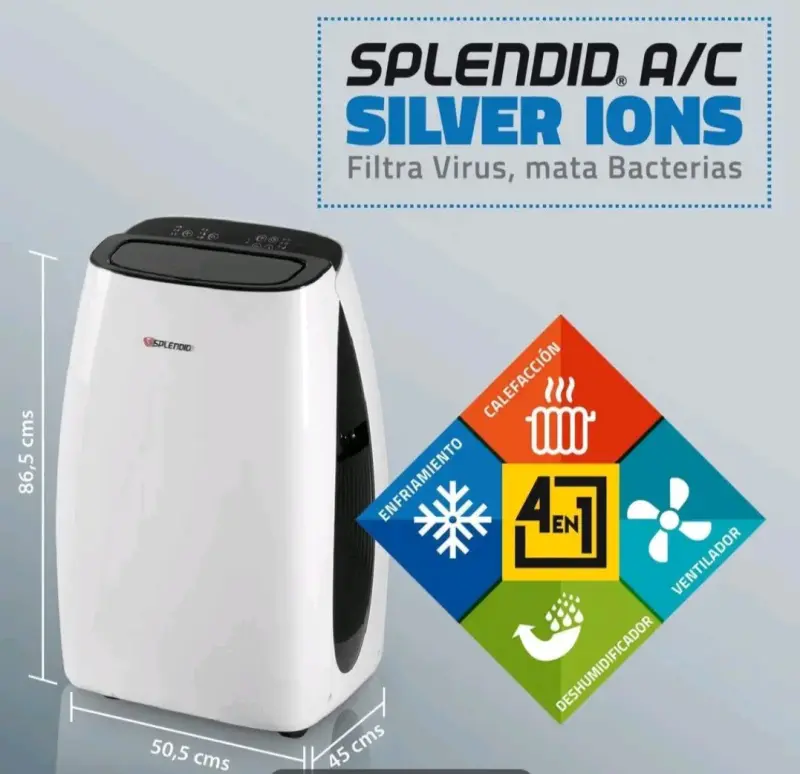 Aire acondicionado portátil Splendid 12.000 BTU - 2