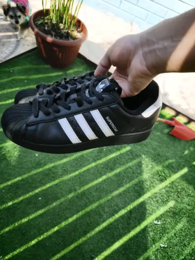 Zapatillas negras Adidas Superstar - miniatura 1