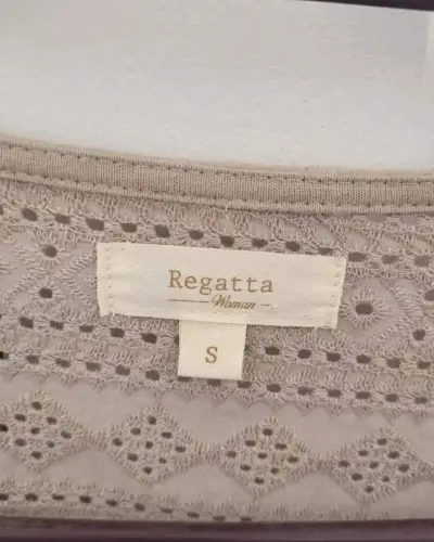 Cardigan beige de mujer Regatta con encaje - miniatura 3