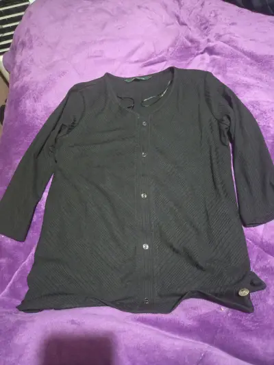 Cardigan negro de mujer Ma Griffe - miniatura 2