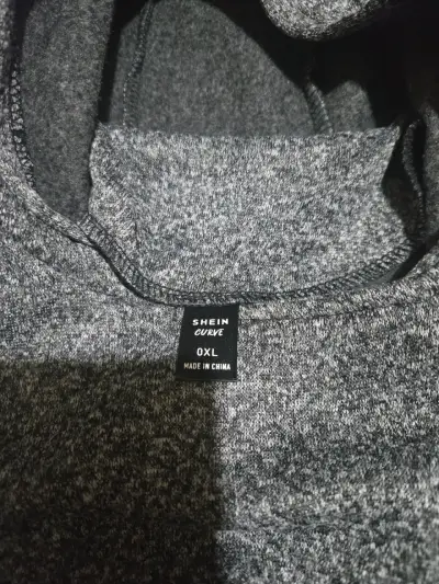 Abrigo gris con capucha y cierre metálico Emery Rose - miniatura 3