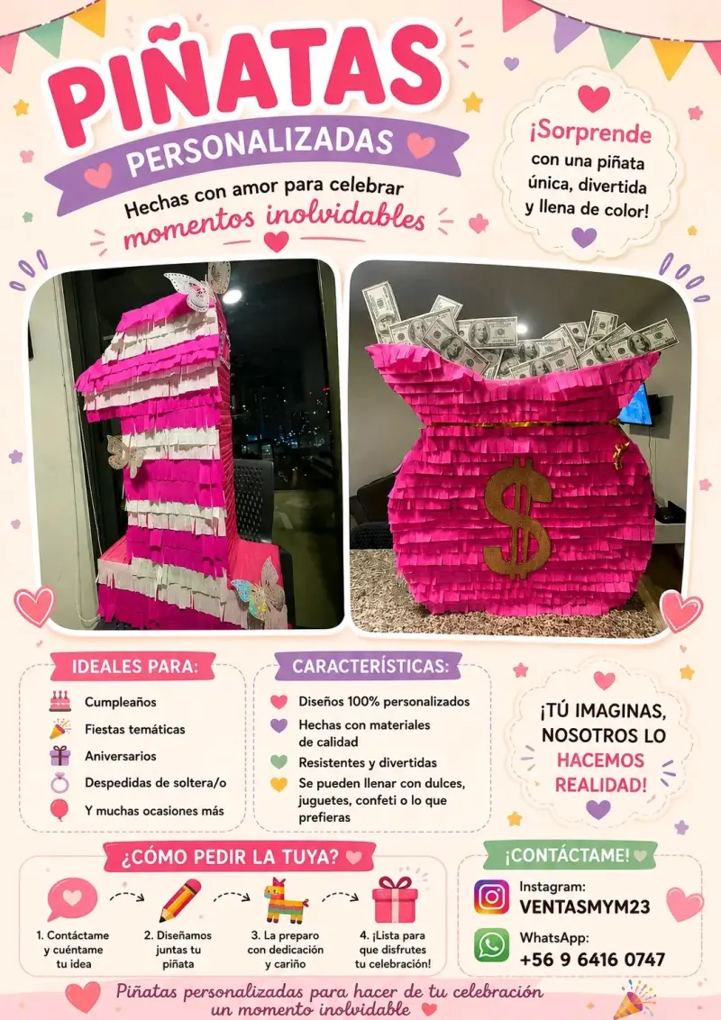 Piñatas personalizadas para celebraciones