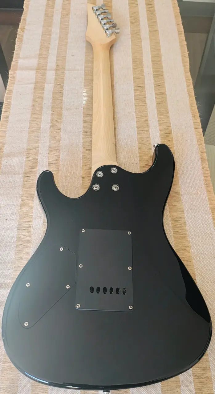 Guitarra eléctrica Freeman azul degradado - 5