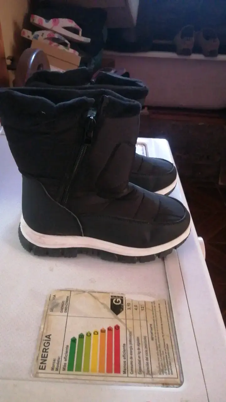 Botas de invierno negras para niños - 1