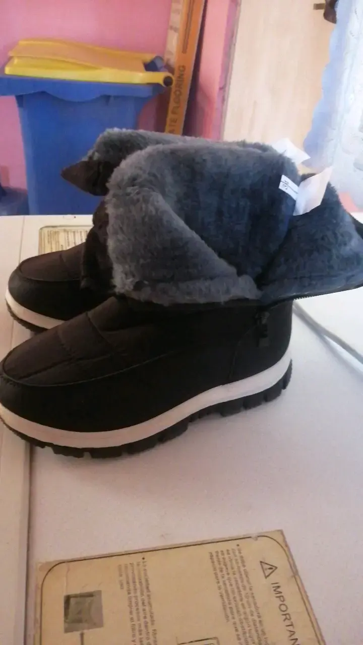 Botas de invierno negras para niños - 2
