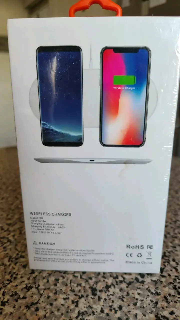 Cargador Inalámbrico LBN W7 para iPhone y Samsung - 2