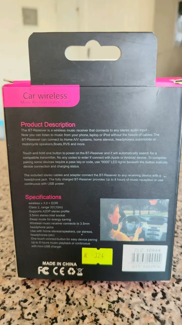 Receptor Bluetooth para Auto Inalámbrico - 2