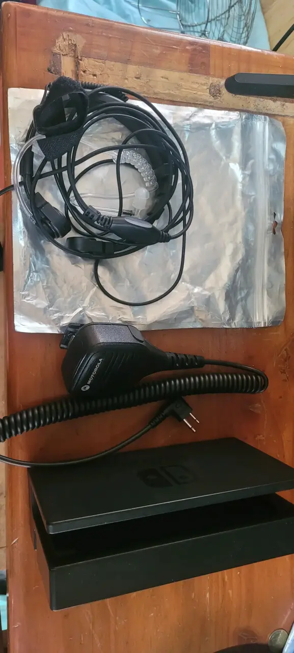 Auricular con micrófono Motorola para radio ep 450 - 3