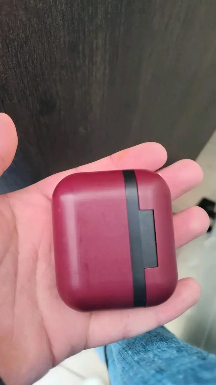 Audífonos inalámbricos Skullcandy rojos con estuche - 4