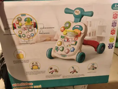 Caminador para bebé Kidz Time con actividades - miniatura 2