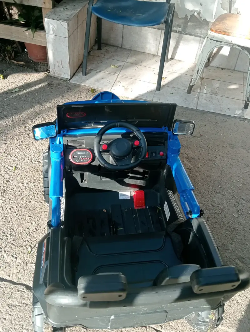 Jeep eléctrico para niños 4x4 azul - 2