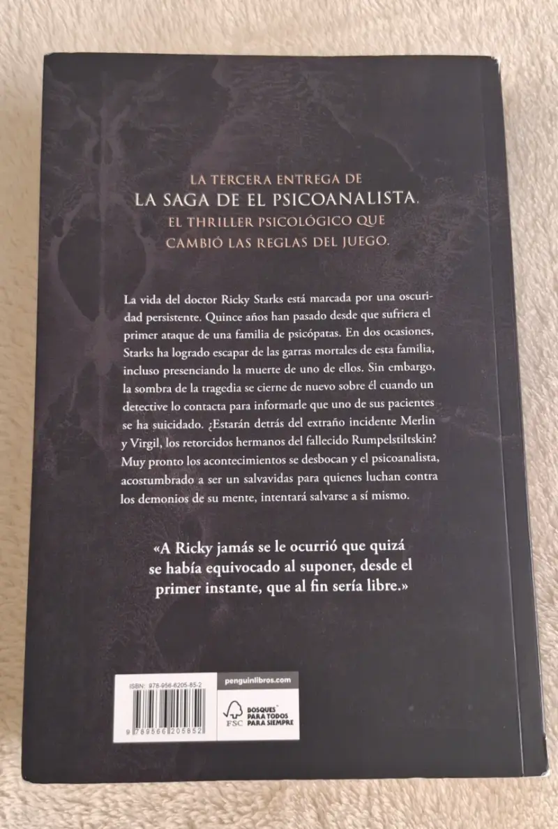 Libro El Psicoanalista En La Mira de John Katzenbach - 2