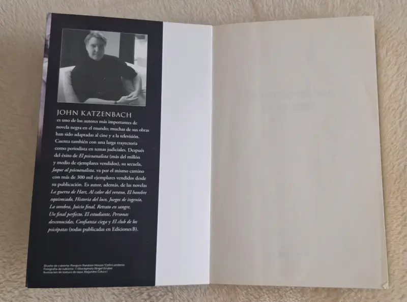 Libro El Psicoanalista En La Mira de John Katzenbach - 3