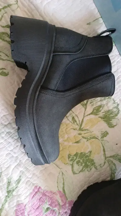 Botines negros mujer Skechers Bobs - miniatura 3