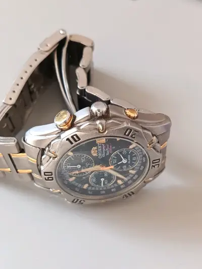 Reloj Orient automático cronógrafo - titanio - miniatura 1