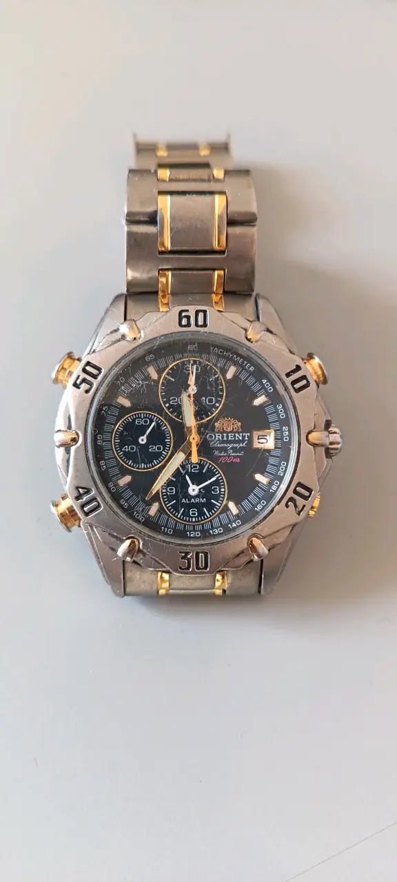 Reloj Orient automático cronógrafo - titanio - 2