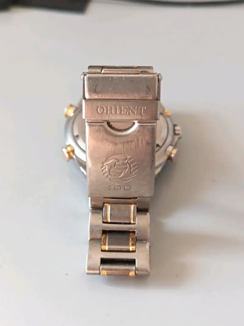 Reloj Orient automático cronógrafo - titanio - 3
