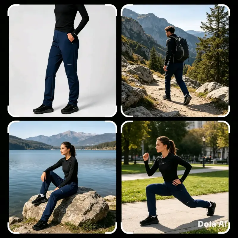 Pantalones outdoor Columbia negros para mujer - 3