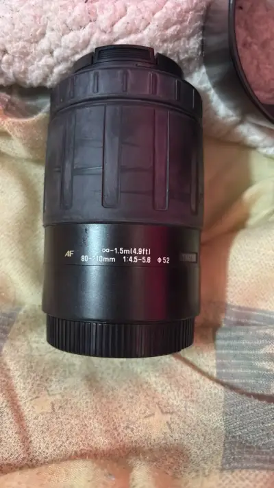 Lente Tamron 80-210mm AF para cámaras - miniatura 3