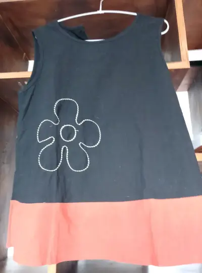 Vestido largo estampado floral multicolor - miniatura 1