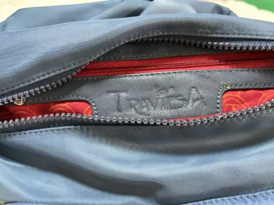 Bolso bandolera azul Traviesa con cierre - miniatura 3