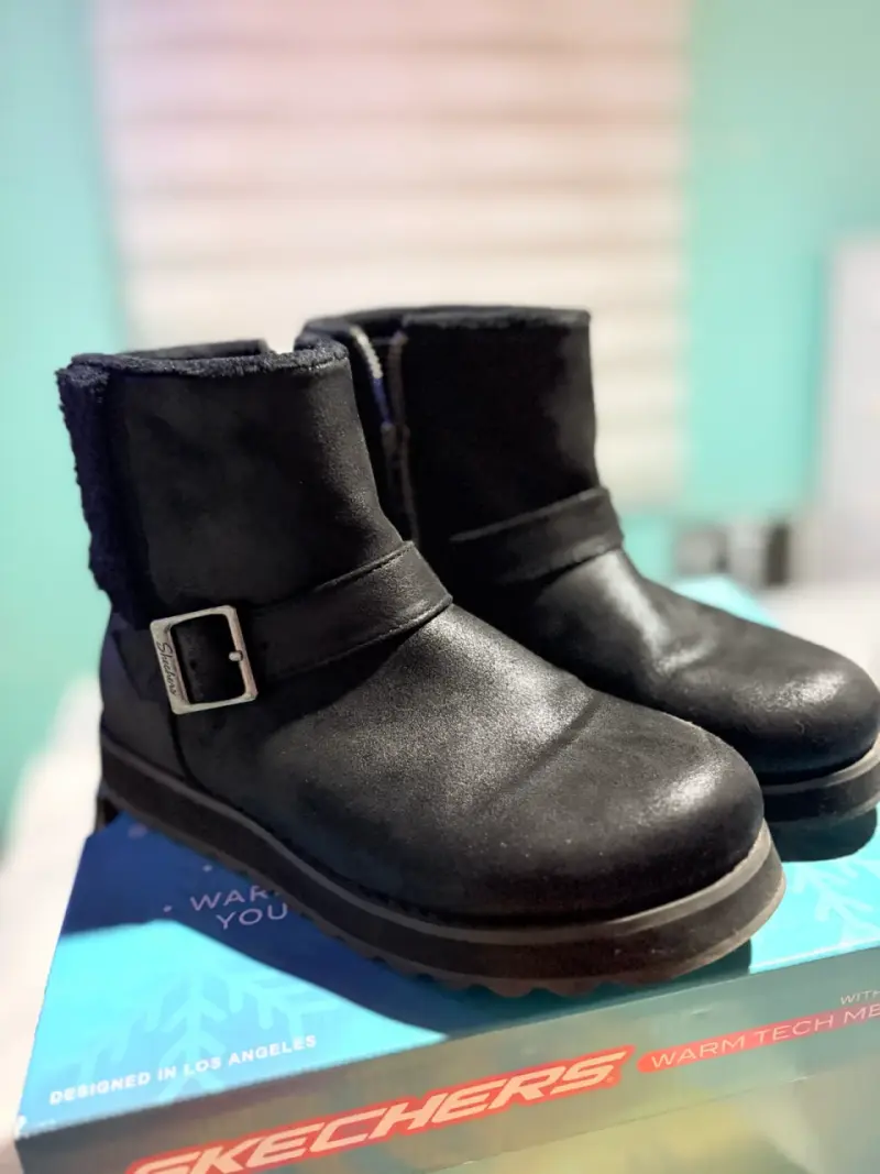 Botines de invierno negros Skechers para mujer - 1