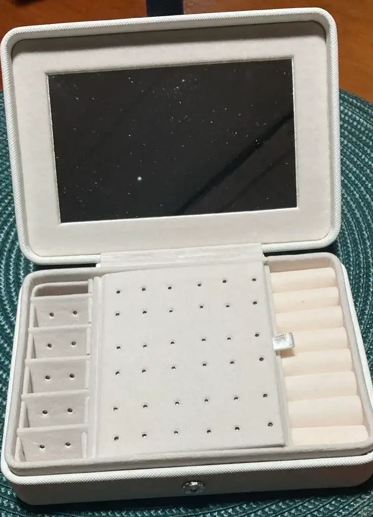 Estuche Organizador de Joyas con Espejo