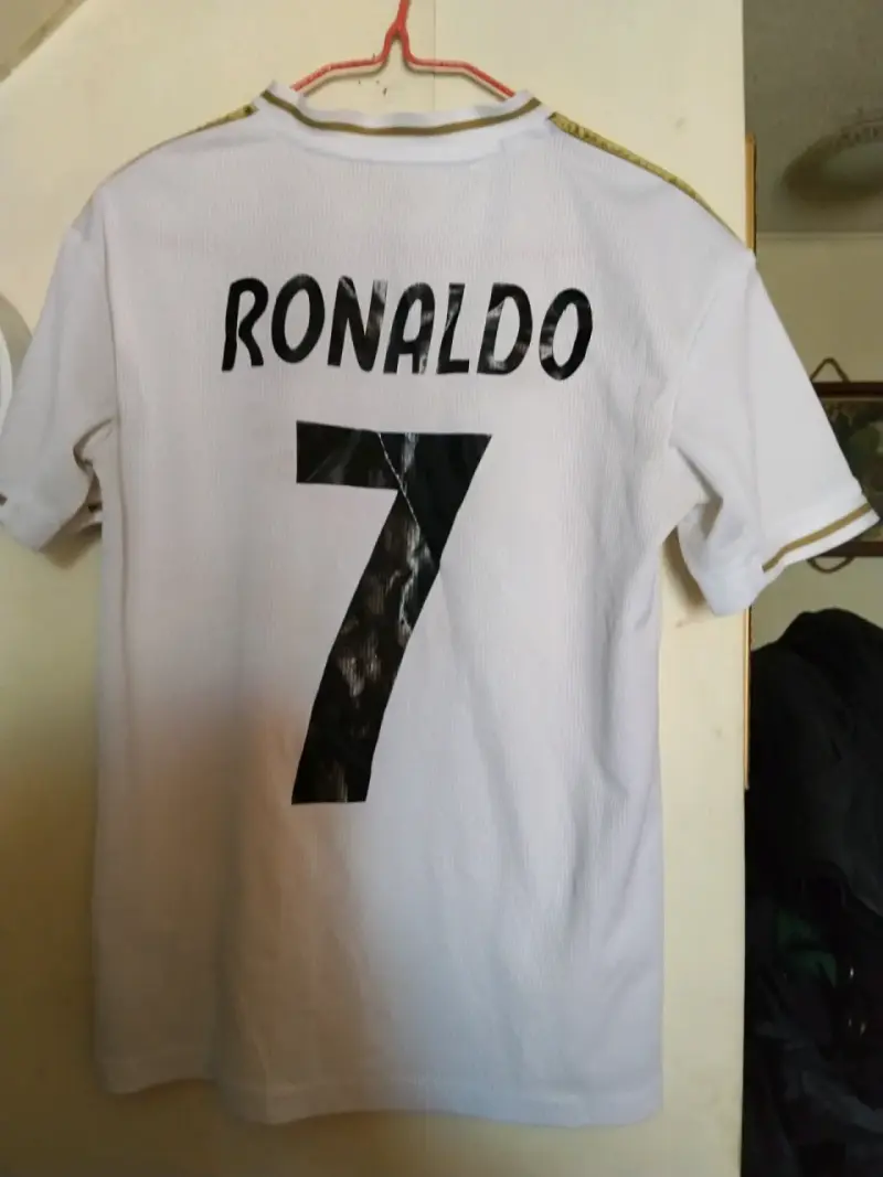 Camiseta Real Madrid Ronaldo 7 Adidas Blanca - 2