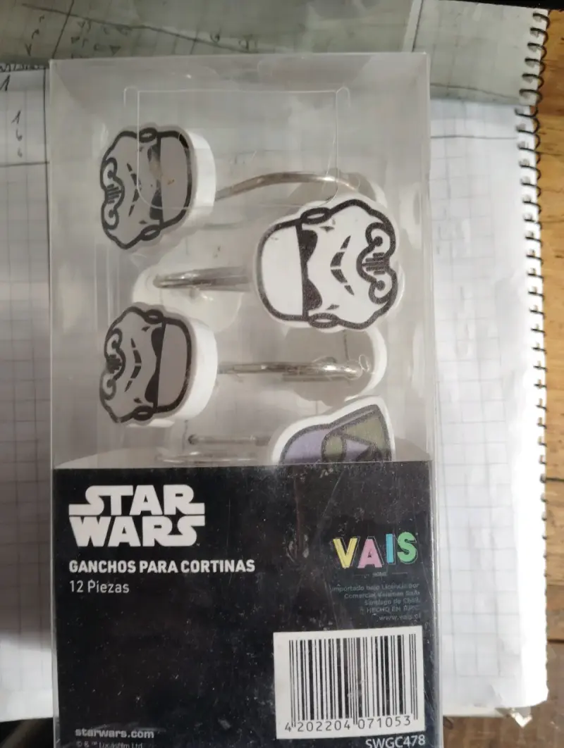 Ganchos para cortinas Star Wars 12 piezas - 3
