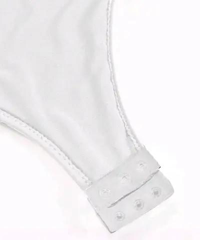 Body blusa blanca de manga larga - miniatura 4