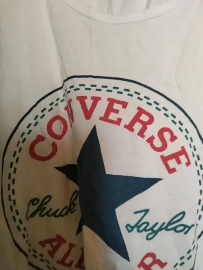 Polera sin mangas Converse All Star blanca - miniatura 2