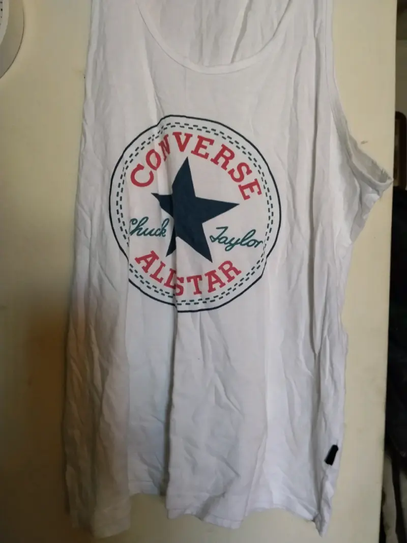 Polera sin mangas Converse All Star blanca - 4