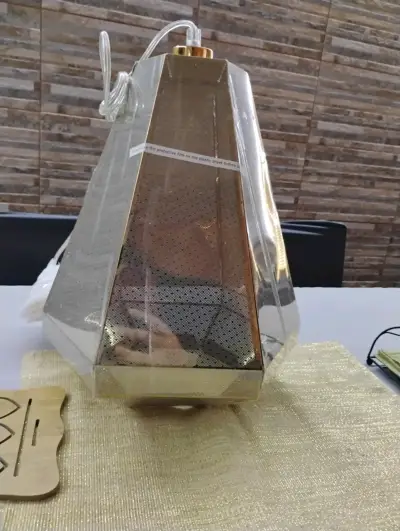 Lámpara colgante contemporánea Abitare dorada - miniatura 2