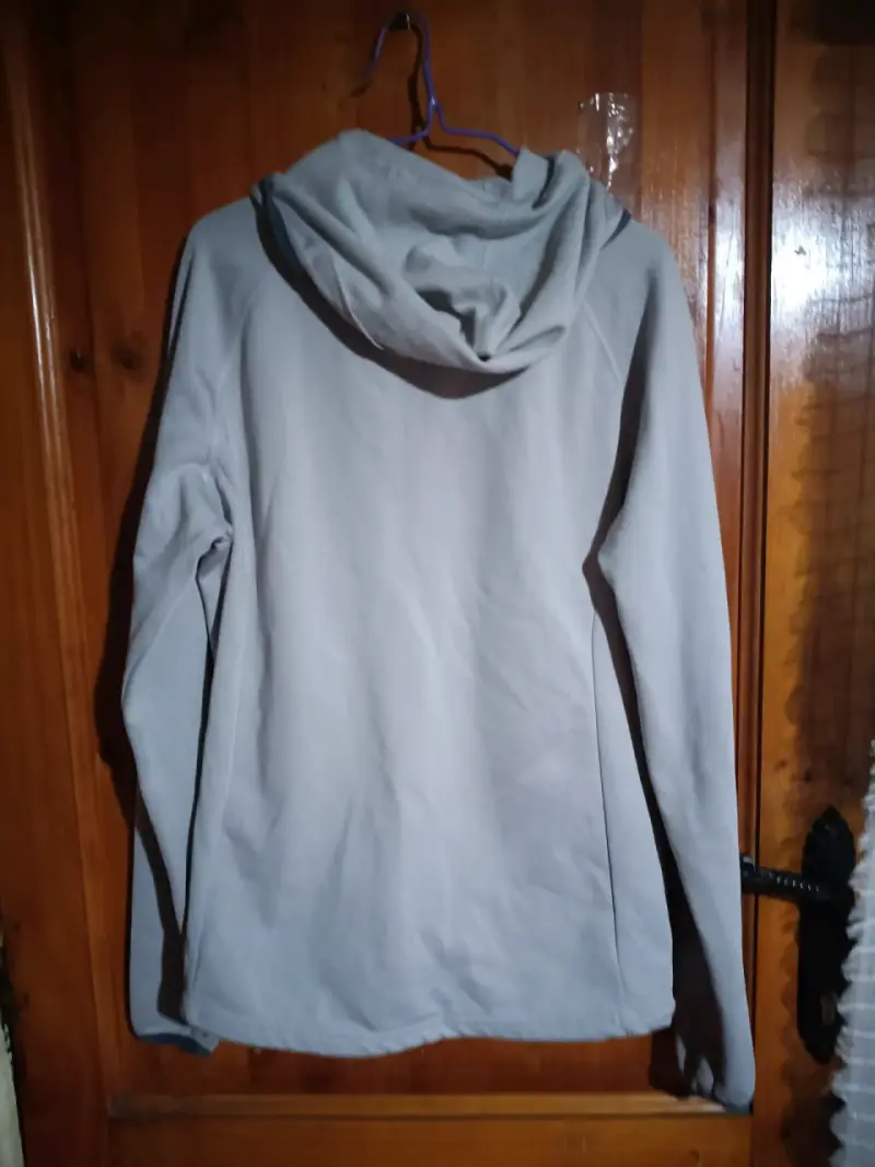 Chaqueta de polar gris con capucha para mujer Dole - 2